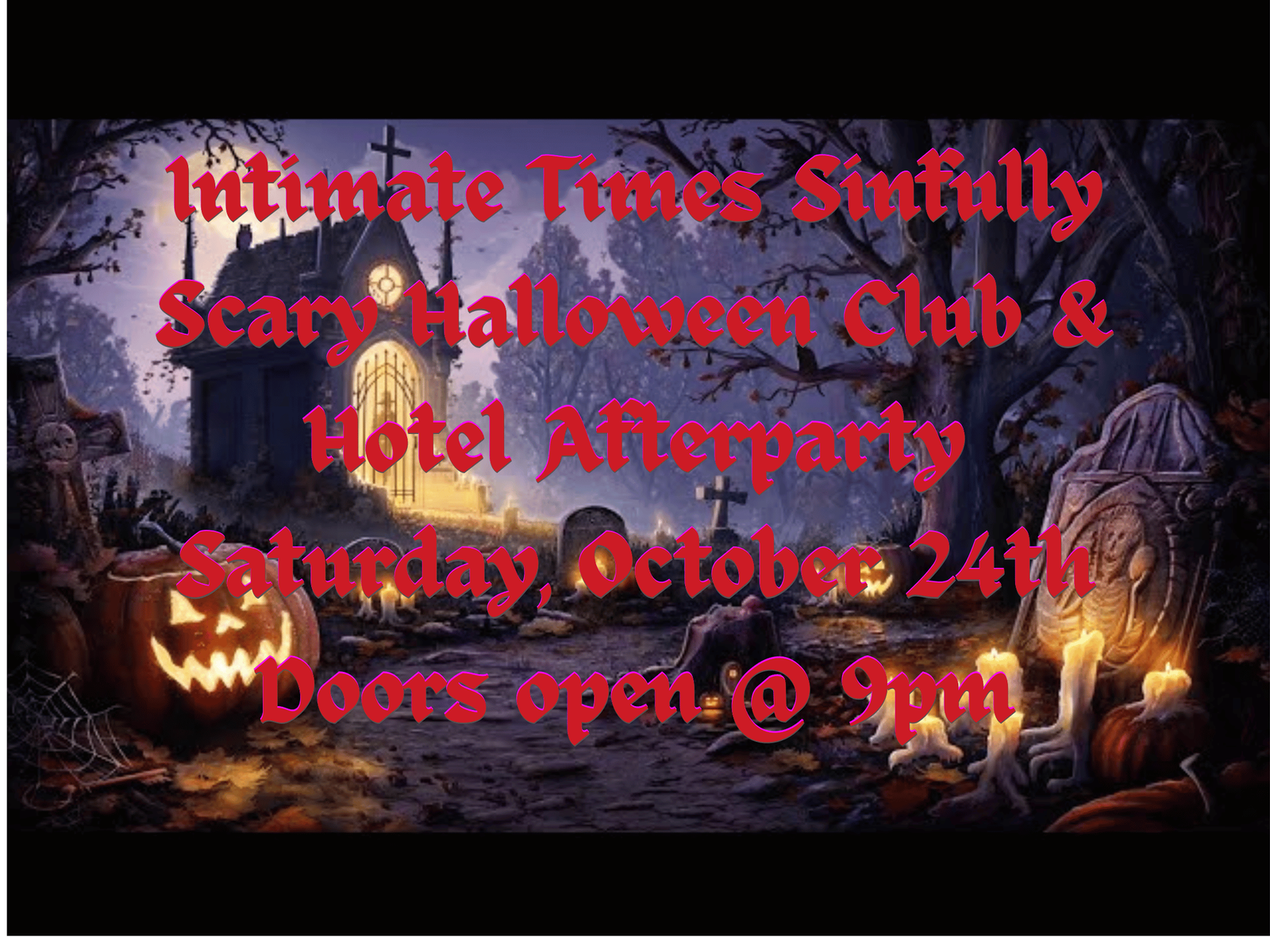 Current Intimate Times Edmonton event poster